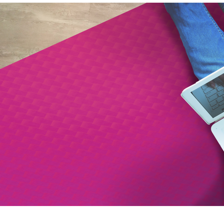 Gradient sekskantet mønster tekstur vinyl tæppe - TenStickers