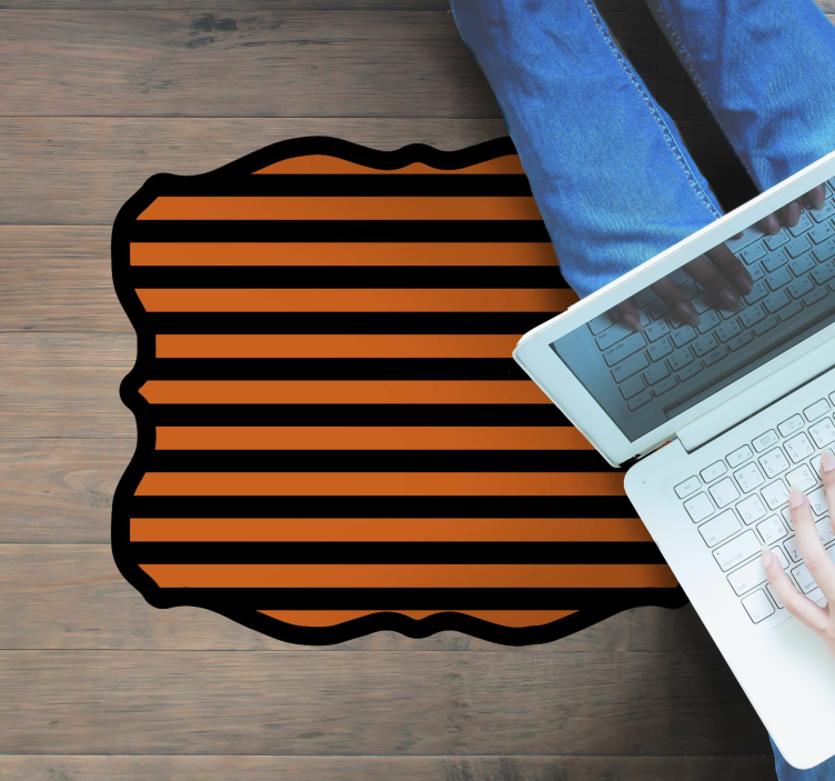 Halloween striber vinyltæpper til halloween - TenStickers