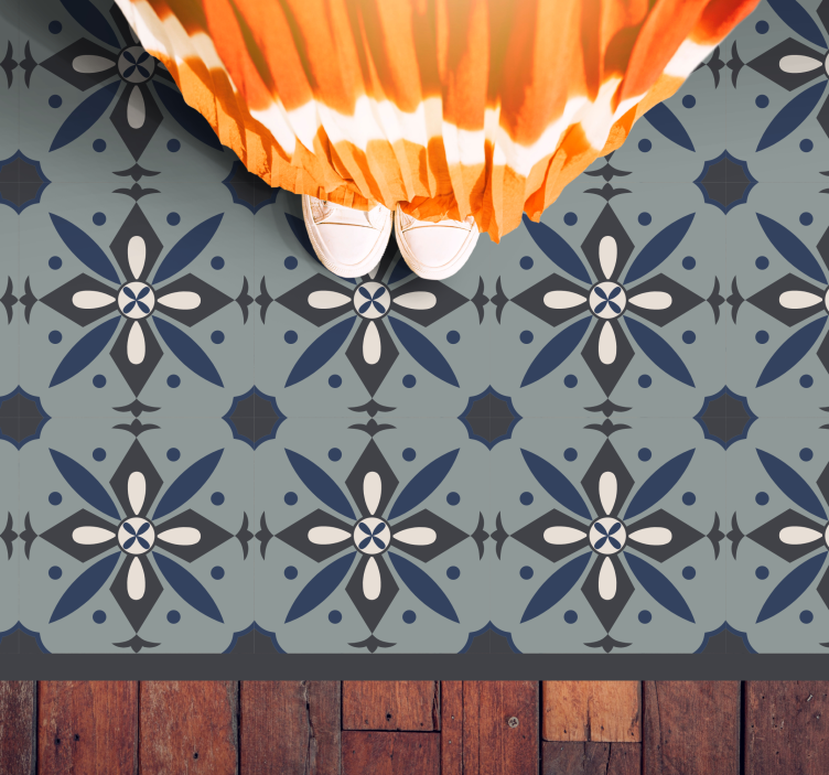 Hydraulikfarvede køkkengulvfliser - TenStickers