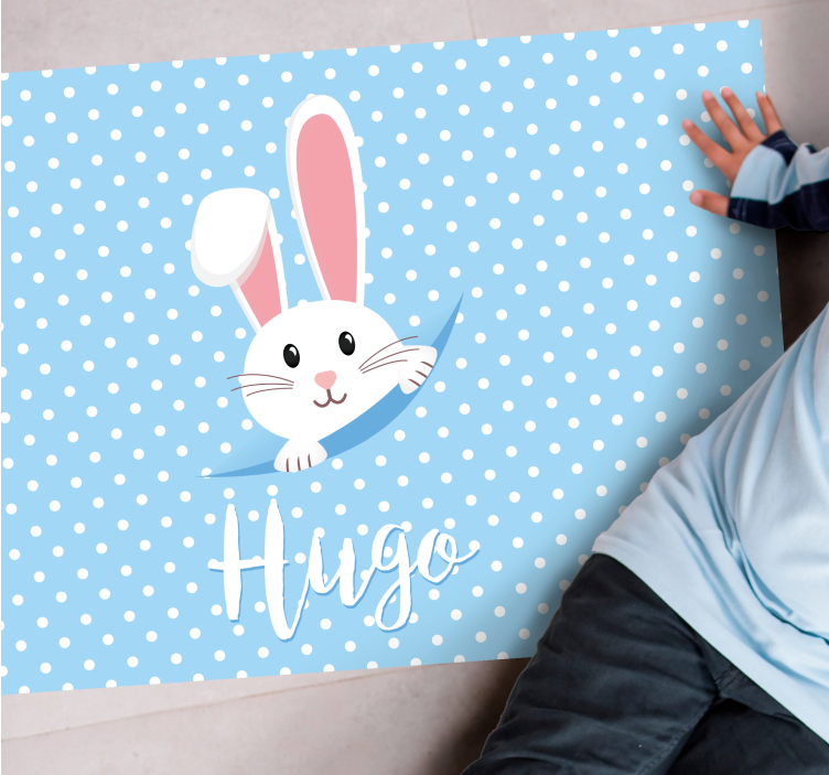 Kanin og muldvarpe vinyl tæppe - TenStickers