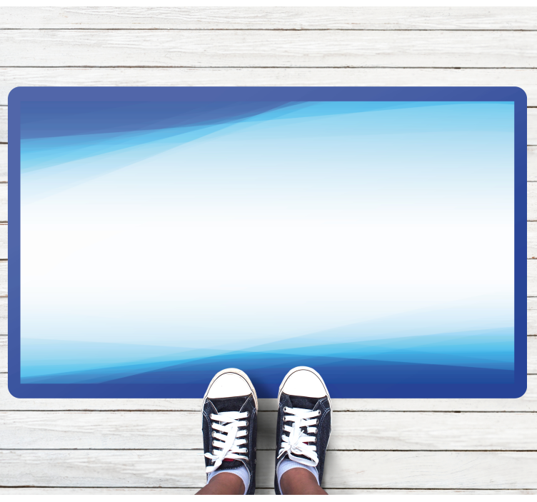 Kølig gradientblanding minimalistiske vinyl tæppe - TenStickers