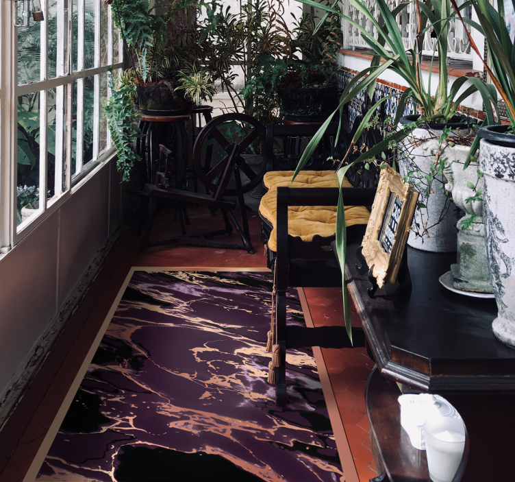 Marmor teksturer vinyl tæppe - TenStickers