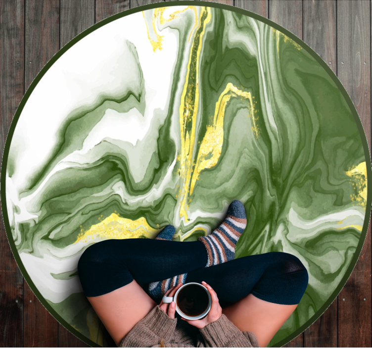 Marmoreret elegance marmor vinyl tæppe - TenStickers