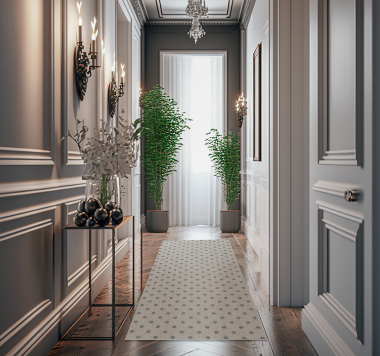 Mønster små blomster blomster vinyltæpper - TenStickers