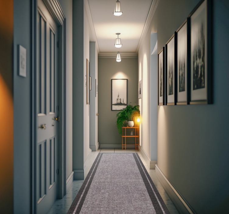 Mørk ramme design moderne vinylmåtter - TenStickers