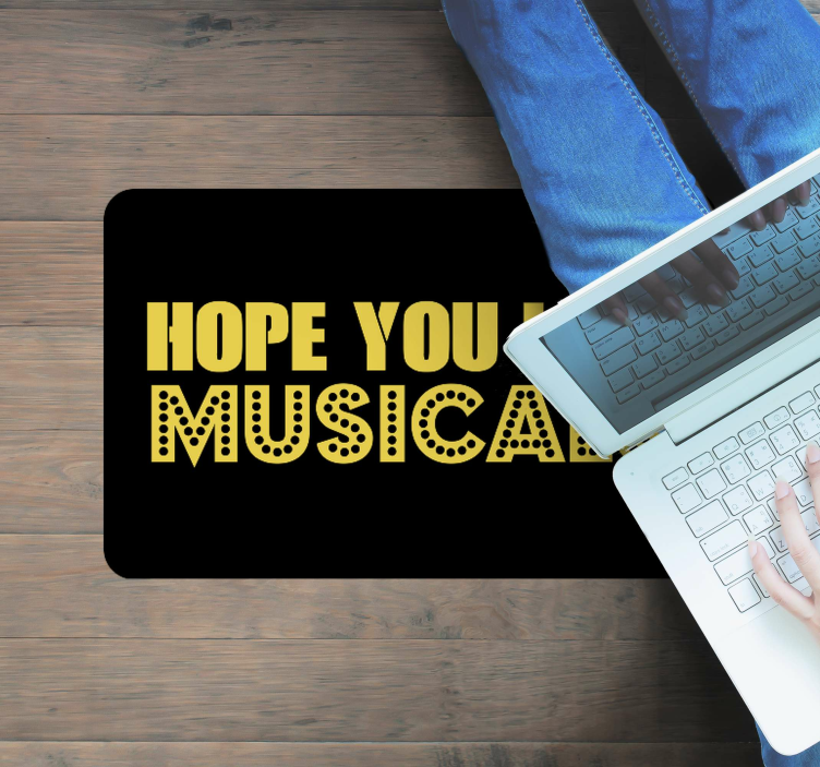 Musicals elsker entré fliser - TenStickers
