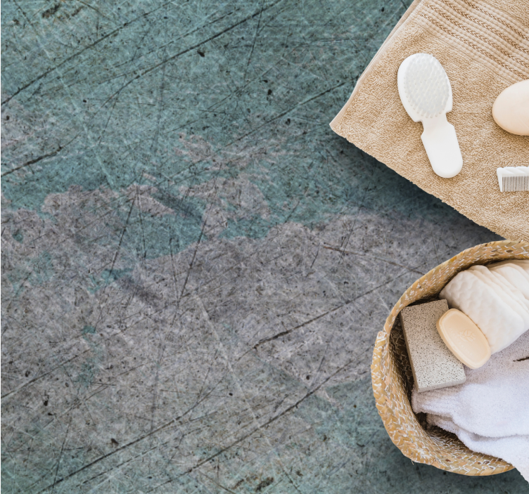 Naturlig tekstureret overlejring vinyl tæppe med træeffekt - TenStickers