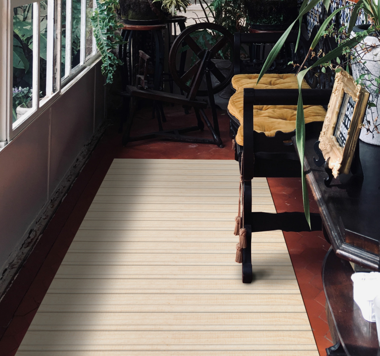 Prægede lameller vinyltæpper med træeffekt - TenStickers