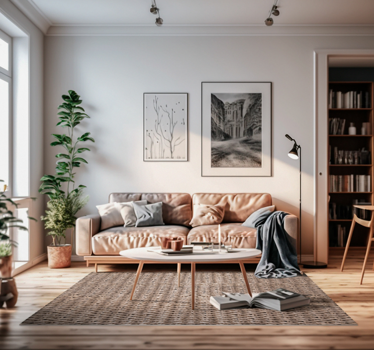 Realistisk sivflet vinyltæppe - TenStickers