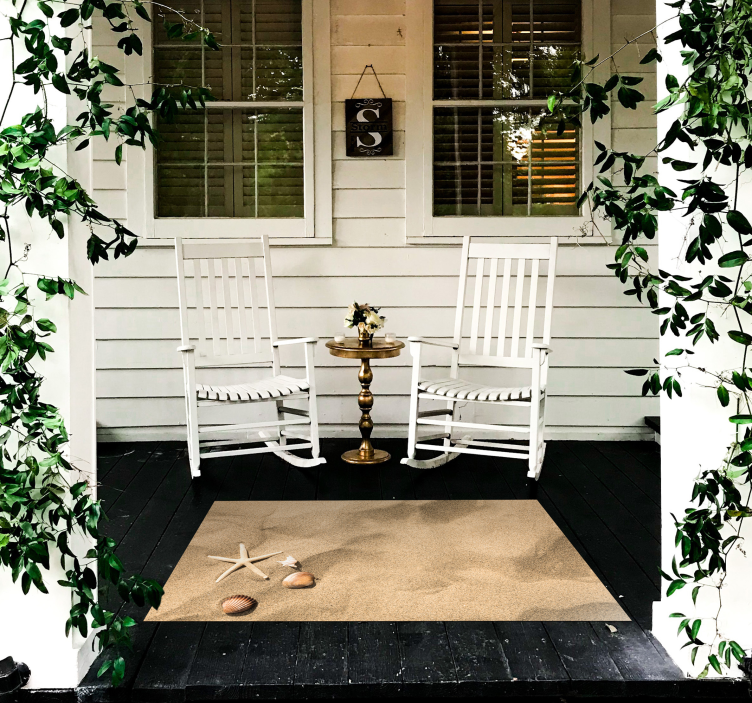 Sommer vibe vinyl tæppe sandsten gulvfliser - TenStickers