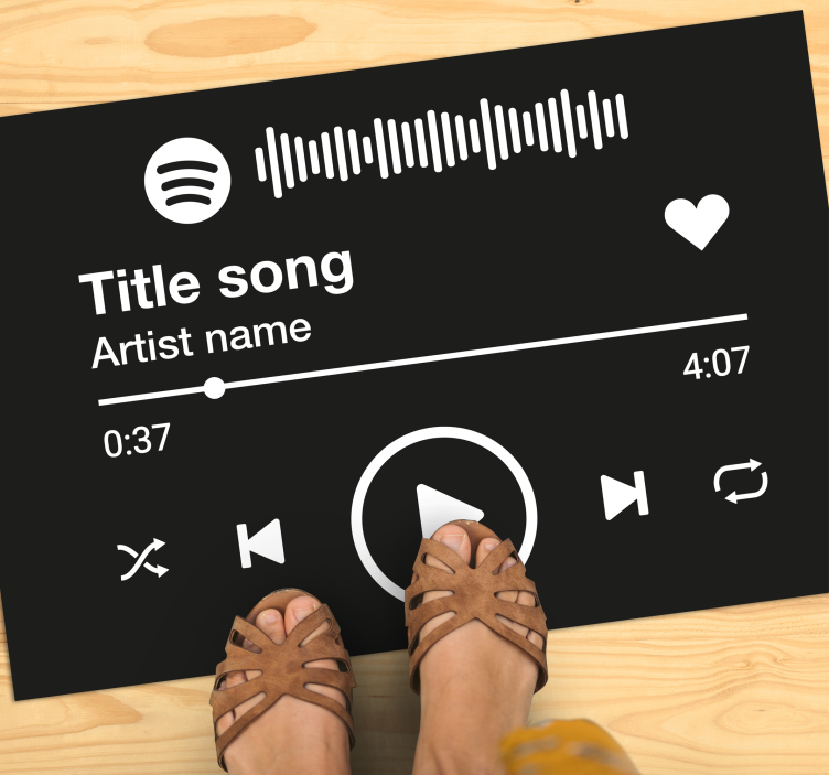 Spotify tekst personlig mat - TenStickers