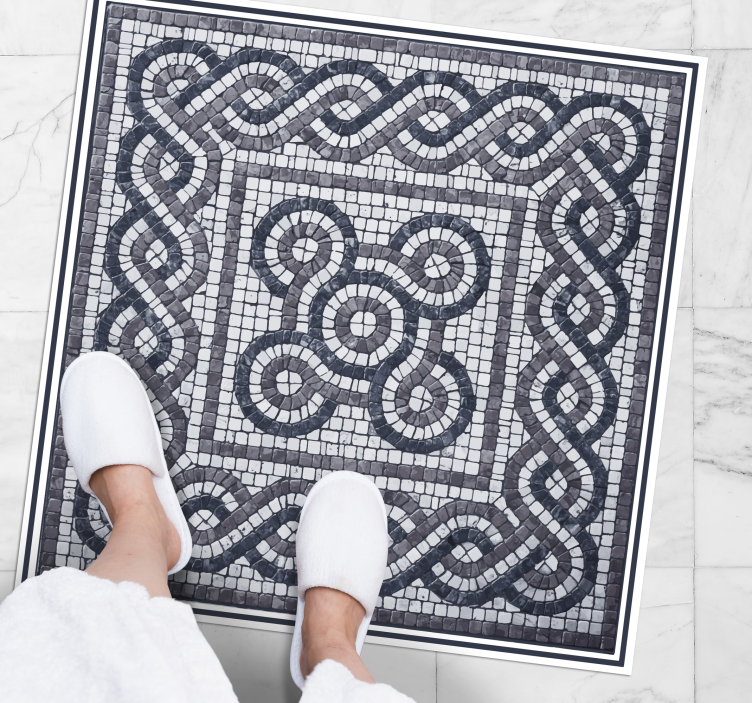 Stensten mosaik gulvfliser - TenStickers