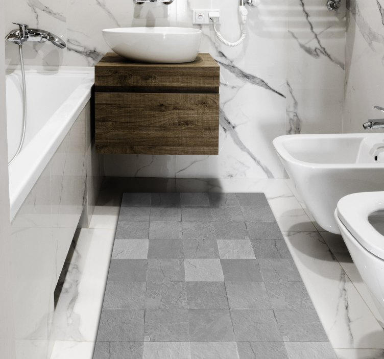 Tæppefliser sten gulvfliser - TenStickers