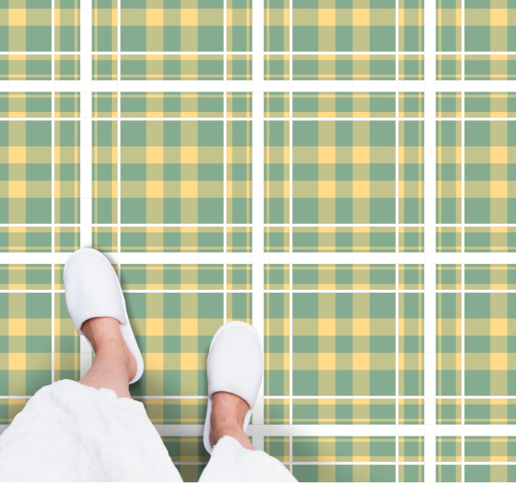 Ternet motiv stribede vinyl tæppe - TenStickers