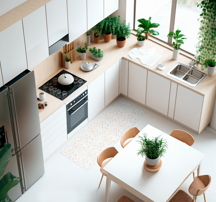 Terrazo slik flise tæppe - TenStickers