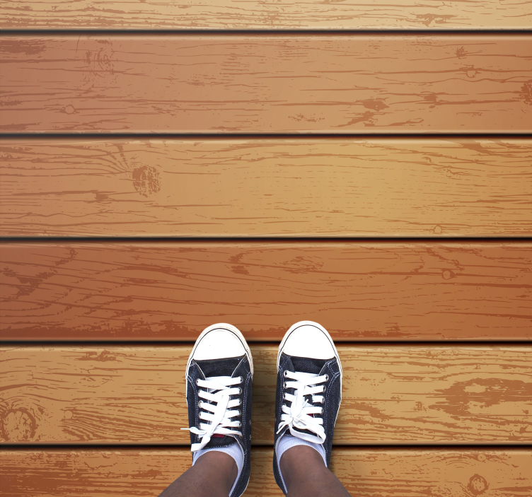 Træ tekstur gang - TenStickers