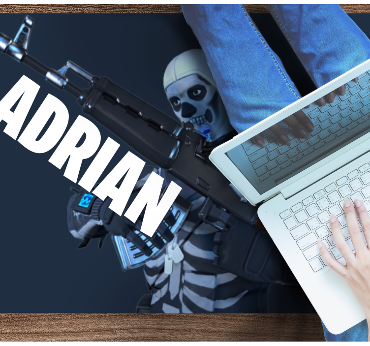 Videospil kranium dreng soveværelse tæppe - TenStickers