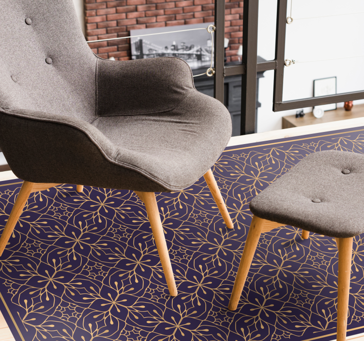 Vintage stil vintage tæppe - TenStickers