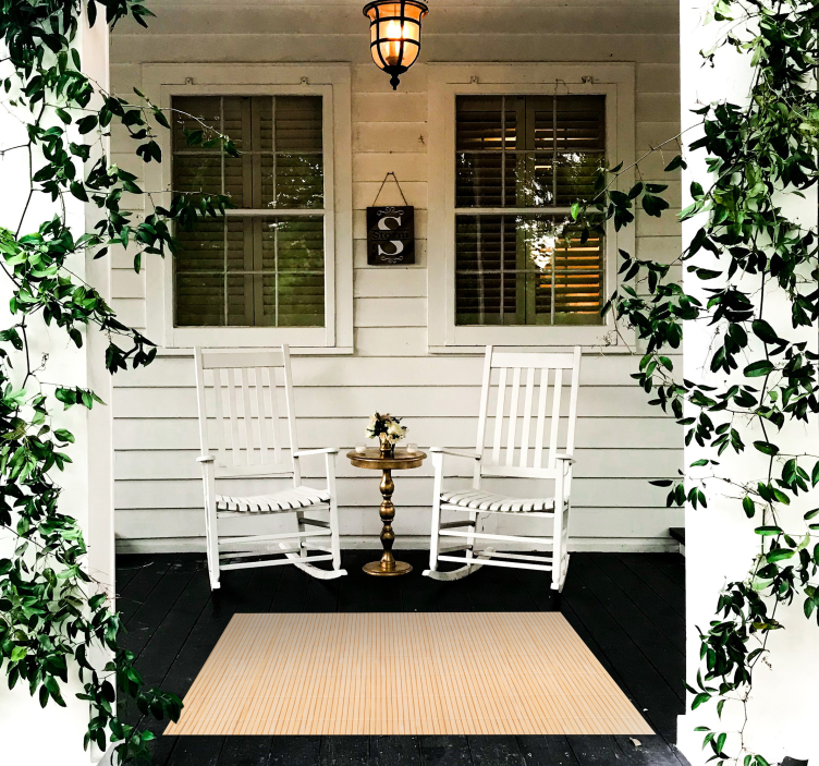 Vinyltæppe i bambusmønster - TenStickers