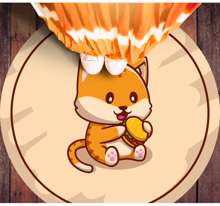 Katunge med sandwich tæppe til børneværelse - TenStickers