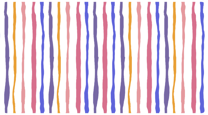 Farverige brede striber vinyl tæppe til badeværelset - TenStickers