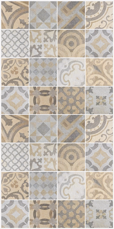 Cement arancioni vinyltæppe til køkkenet - TenStickers