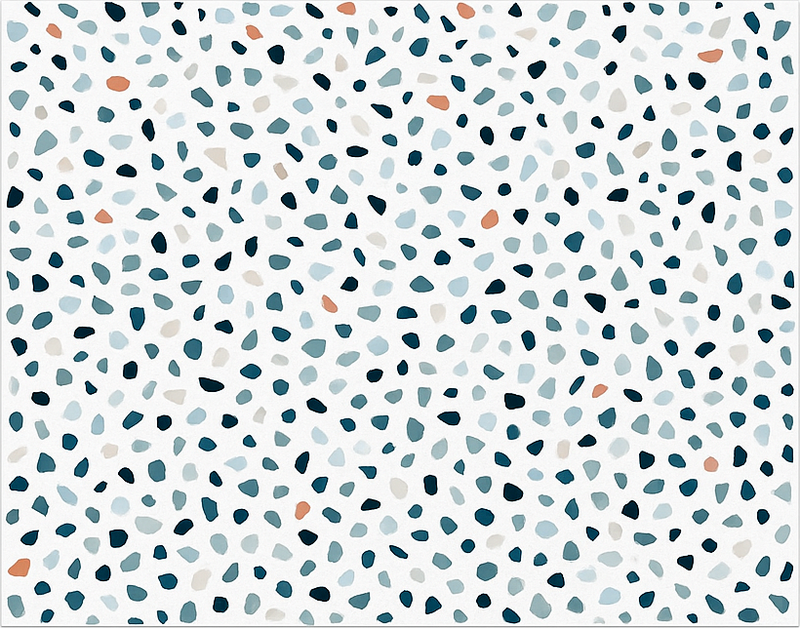 Små farverige sten vinyltæppe til køkkenet - TenStickers