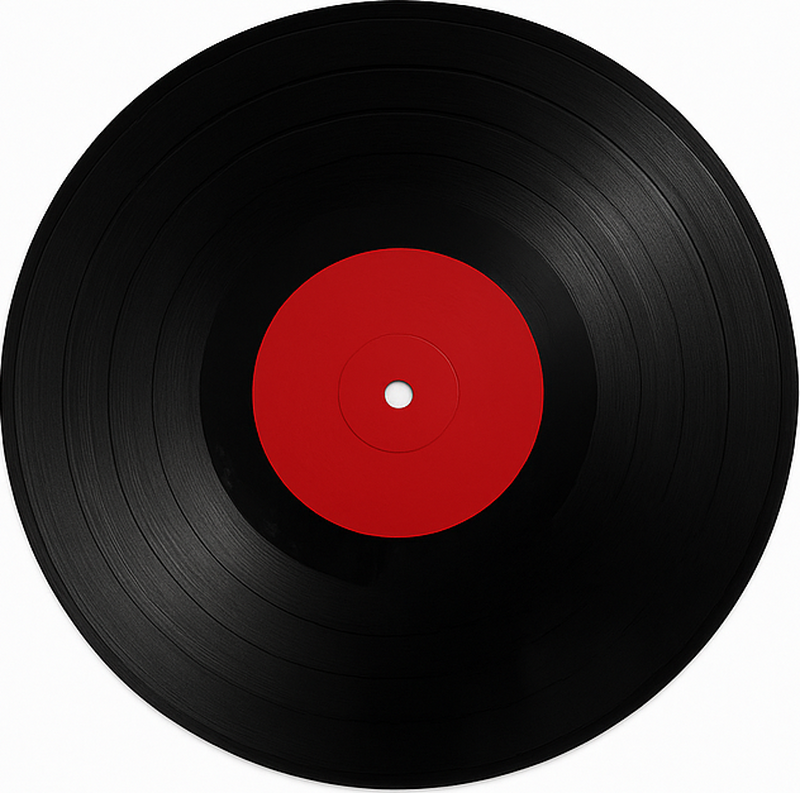 Kæmpe vinylplade vinyl tæppe til spisestue - TenStickers