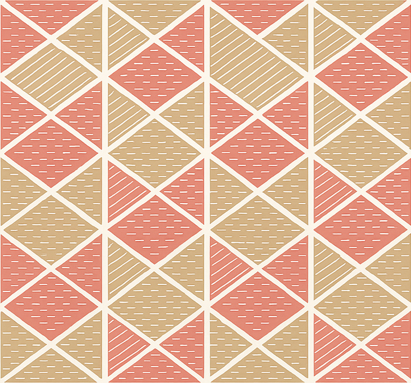 Grafisk skandinavisk stil vinyl tæppe til spisestue - TenStickers