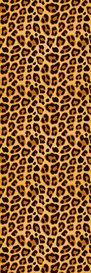 Vinyltæpper med dyr leopard enkelt mønster - TenStickers