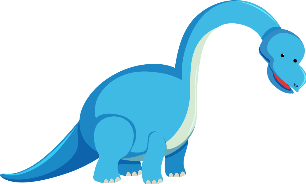 Vinyltæpper med dyr sød dinosaur figur - TenStickers