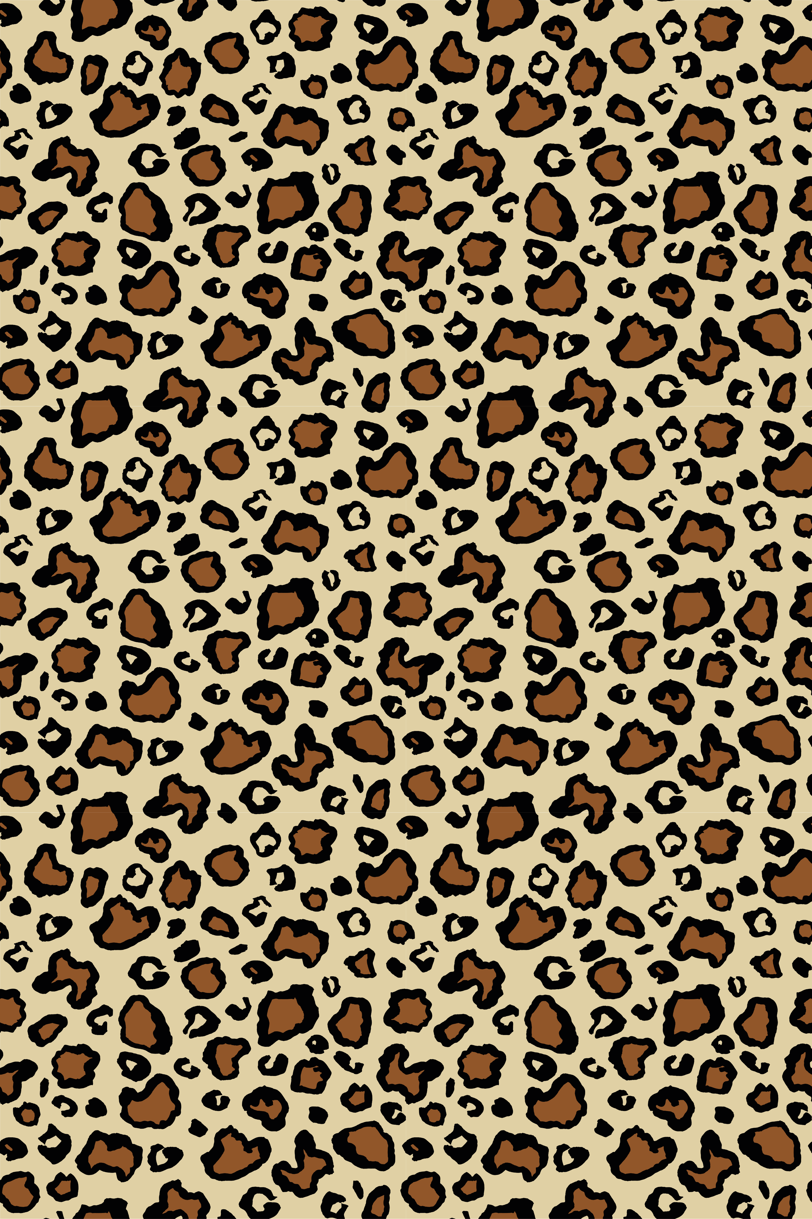 Vinyltæpper med dyr klassisk leopardmønster - TenStickers