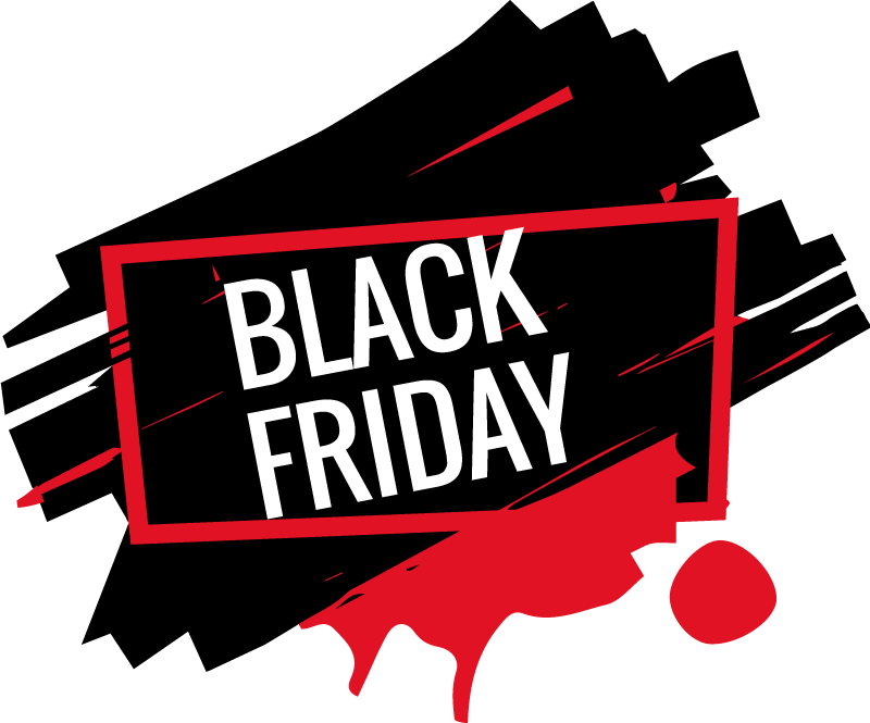 Black friday vinyl tæppe moderne klistermærke - TenStickers