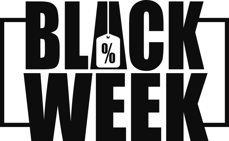 Black friday vinyl tæppe til vinduesudstilling - TenStickers