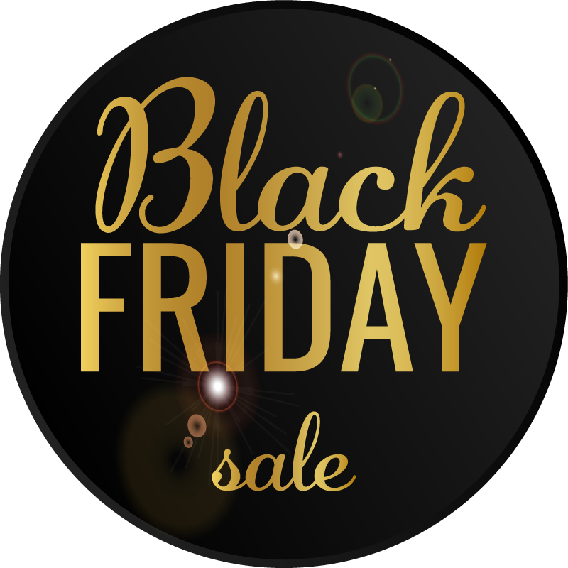 Black friday vinyl tæppe elegant udsalg - TenStickers