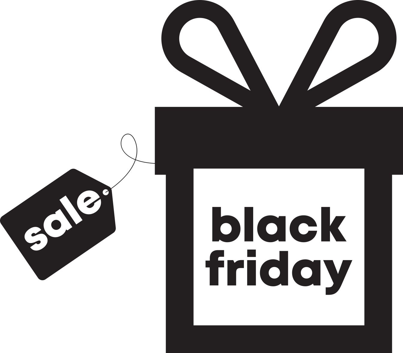 Black friday vinyl tæppe i gave - TenStickers