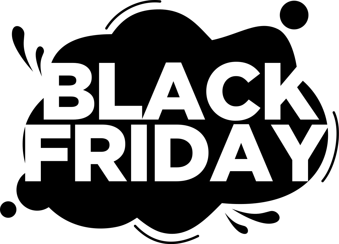 Black friday vinyl tæppe malerklat - TenStickers