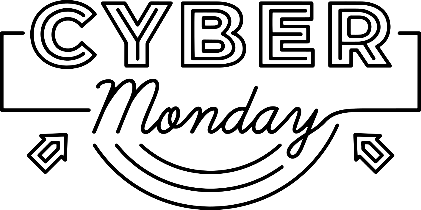 Black friday vinyl tæppe med pile til cyber monday - TenStickers