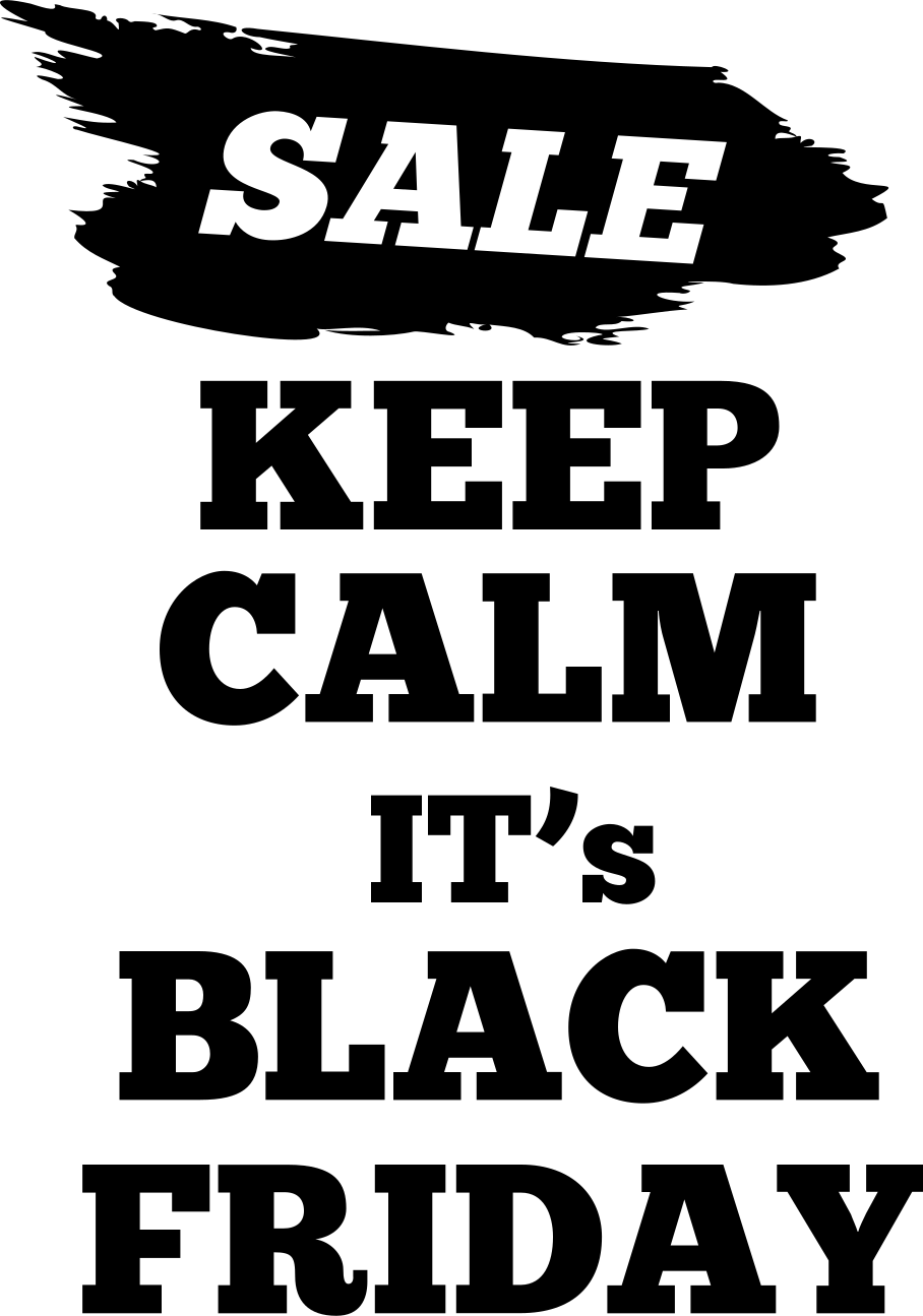 Black friday vinyl tæppe udsalgsskilt - TenStickers