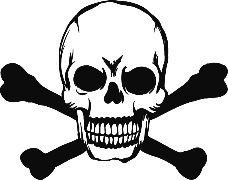 Vinyltæpper til halloween bilkranium - TenStickers