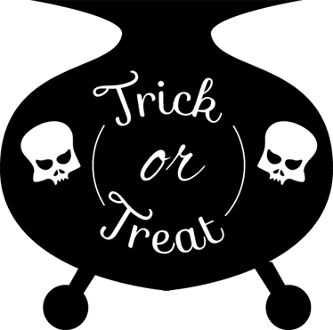 Vinyltæpper til halloween tryllekedel - TenStickers