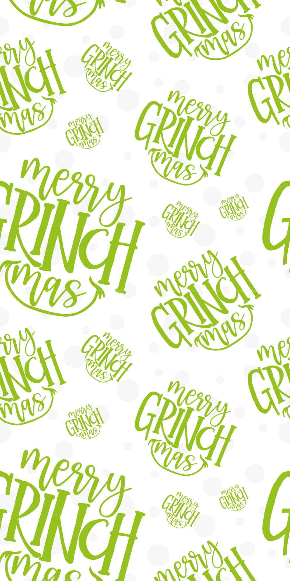 Jule vinyltæppe glædelig grinchmas original design - TenStickers