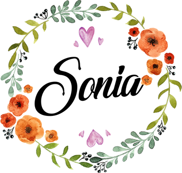 Blomster og planter vinyltæppe med tilpasselig blomsterkrans - TenStickers