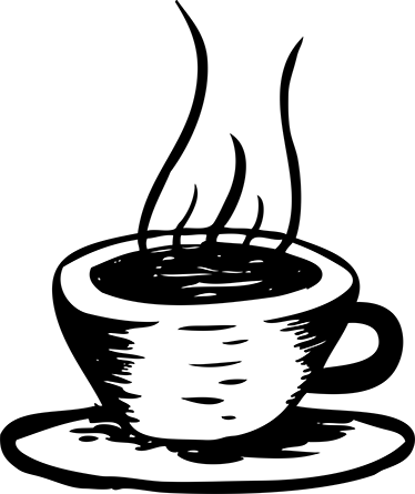 Køkken tæpper kaffe med mælk - TenStickers