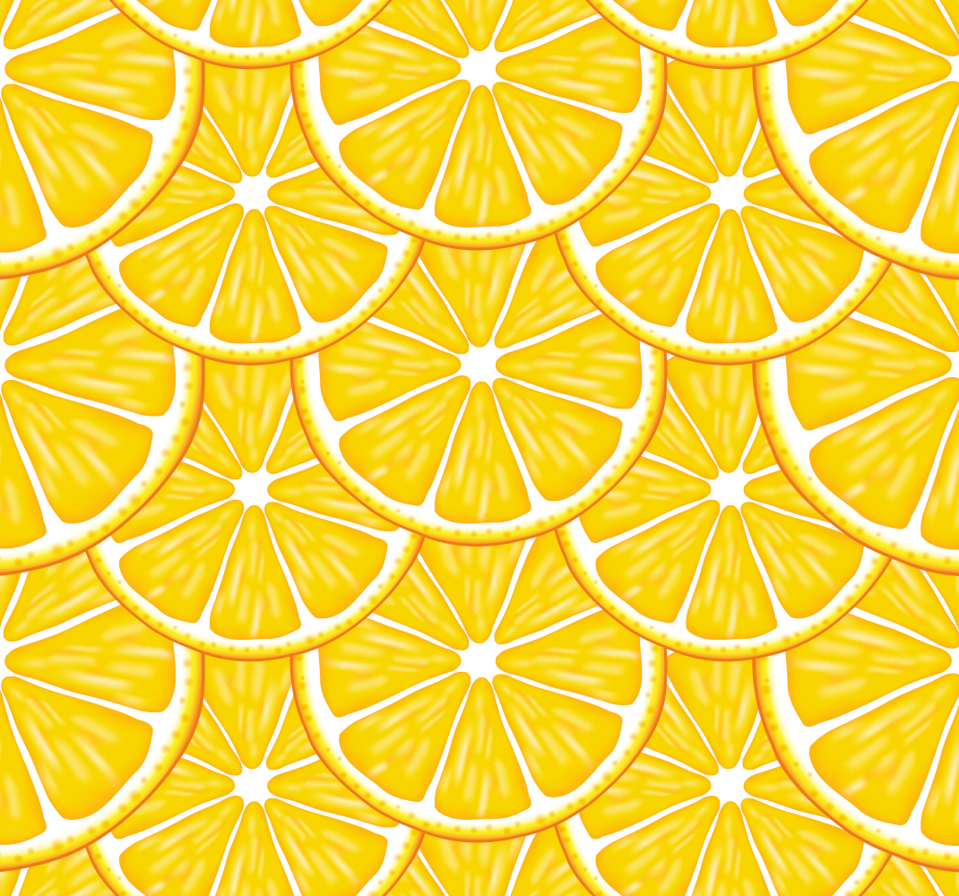 Køkken tæpper med orange mønster - TenStickers
