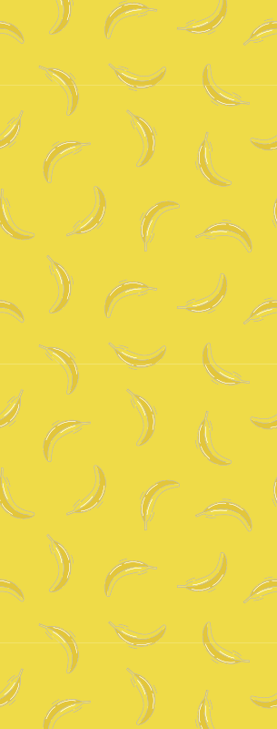 Køkken tæpper i pantone bananas farve - TenStickers