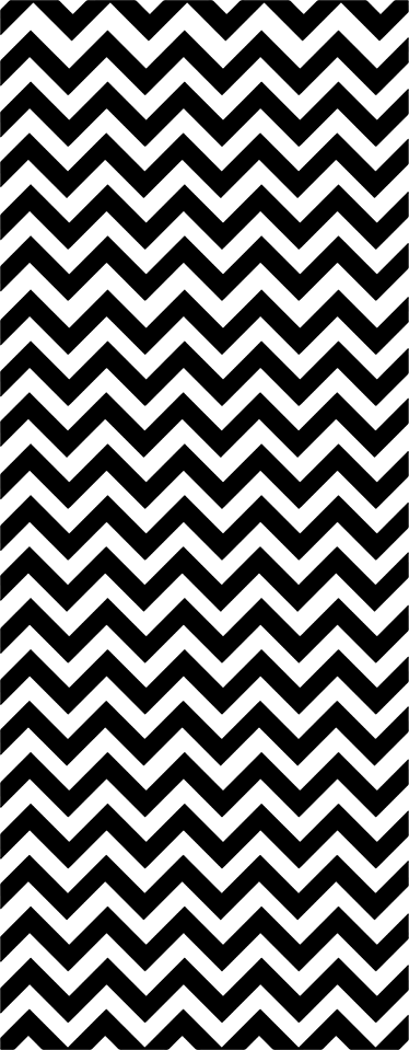 Triangle linjer vinyl tæppe til badeværelset - TenStickers