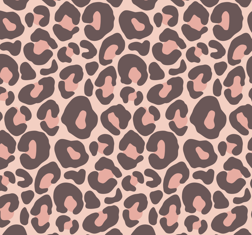 Vinyltæppe med dyreprint pink leopardprint - TenStickers