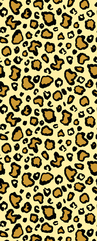 Vinyltæppe med dyreprint leopardmønster klassisk - TenStickers
