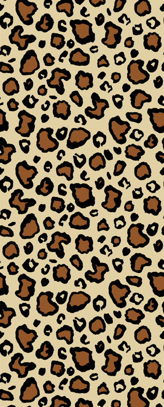 Vinyltæppe med dyreprint klassisk leopardprint - TenStickers